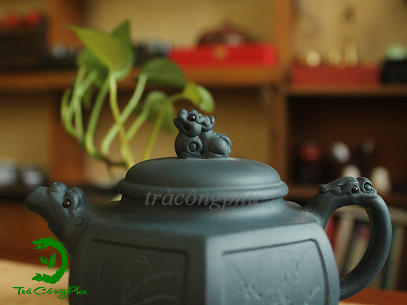 Ấm Tử Sa Lục Phương - ATS1203